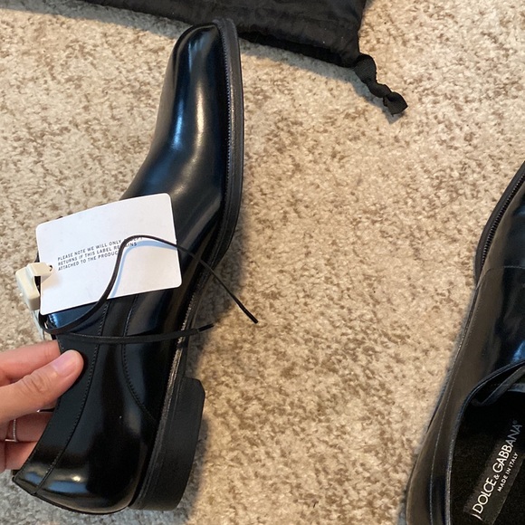 Brand New Dolce Gabbana Men’s Leather Derby shoes size 42 - Picture 4 of 5